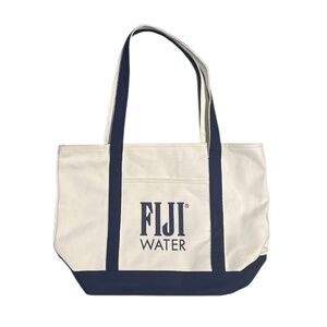Fiji Water Canvas Shopper Tote Bag